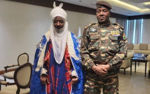 Lamido Sanusi and junta leader in Niger