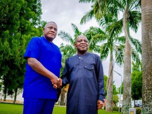 Chief Chukwuma Innoson and governor Alex Otti